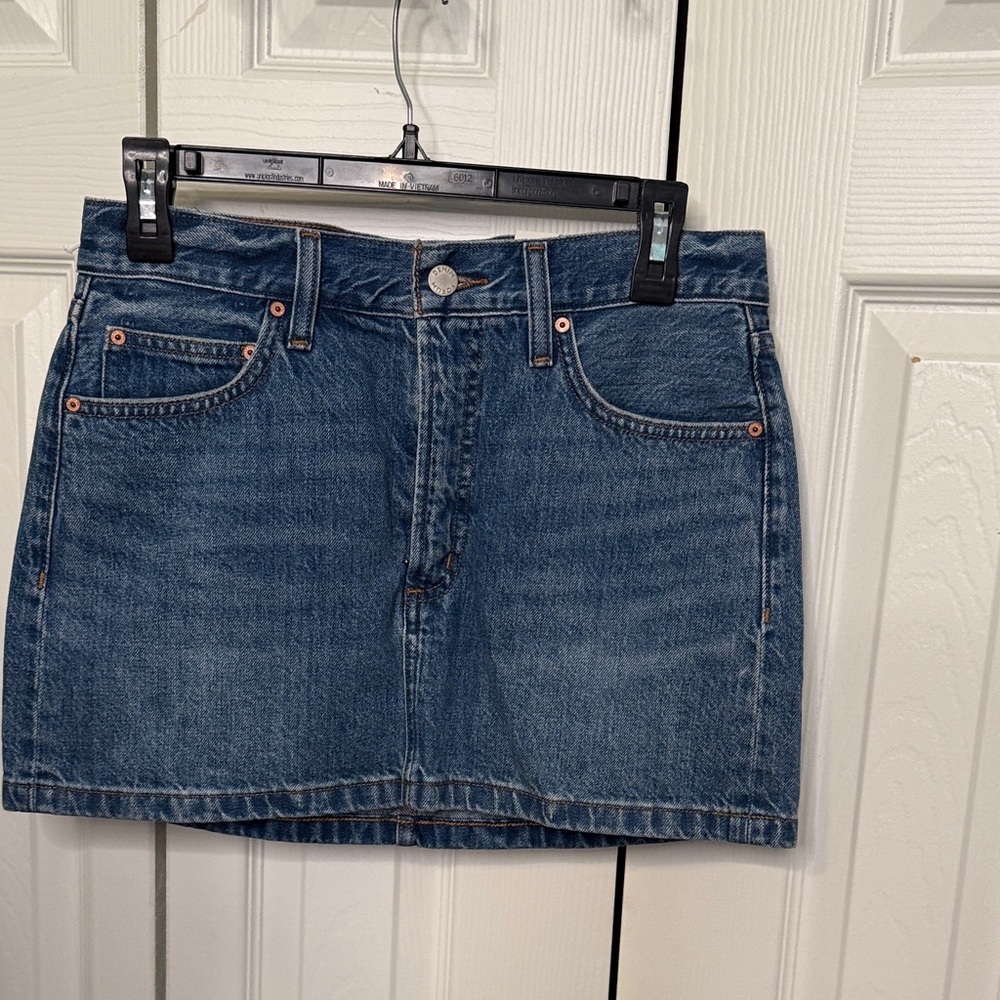 Denim Forum Classic Blue Mini Skirt